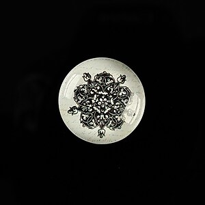 Cabochon sticla 20mm "Background" cod 563