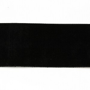 Panglica catifea neagra, latime 3,8cm (50cm)