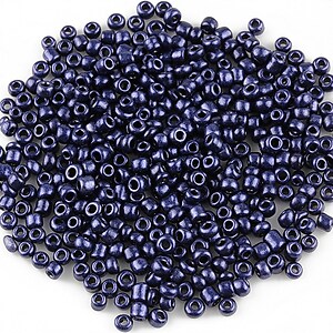 Margele de nisip 2mm lucioase (50g) - cod 355 - bleumarin