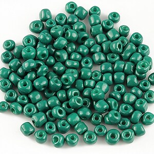 Margele de nisip 4mm (50g) - cod 372 - verde pin