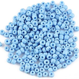 Margele de nisip 3mm opace (50g) - cod 394 - albastru deschis