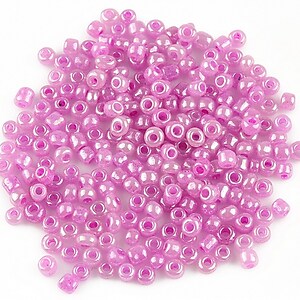 Margele de nisip 3mm perlate (50g) - cod 420 - lila