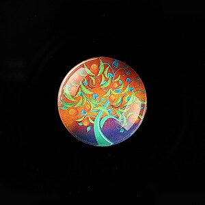 Cabochon sticla 20mm "Tree of Life" cod 765