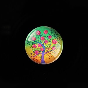 Cabochon sticla 20mm "Tree of Life" cod 768