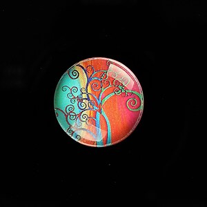 Cabochon sticla 20mm "Tree of Life" cod 767