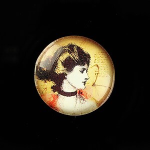 Cabochon sticla 25mm "Gilmore Girls" cod 809