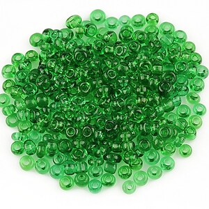 Margele de nisip transparente 3mm (50g) - cod 452 - verde