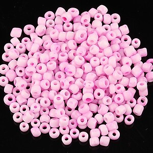 Margele de nisip opace 3mm (50g) - cod 468 - roz