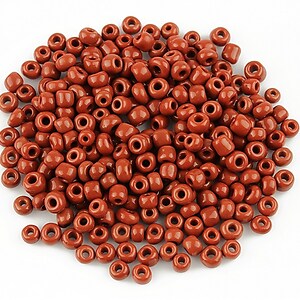 Margele de nisip opace 3mm (50g) - cod 472 - maro roscat