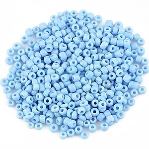 Margele de nisip 2mm opace (50g) - cod 494 - albastru deschis