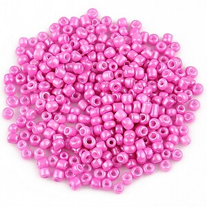 Margele de nisip 2mm sidefate (50g) - cod 512 - roz