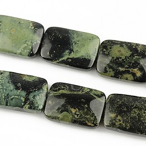 Jasper Kambaba pernute 18x13mm