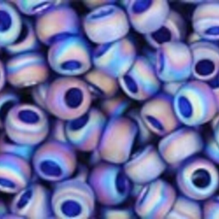 Margele Toho rotunde 8/0 - Trans-Rainbow-Frosted Cobalt