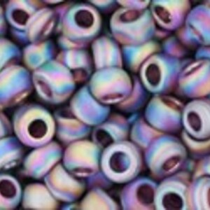 Margele Toho rotunde 8/0 - Trans-Rainbow-Frosted Amethyst