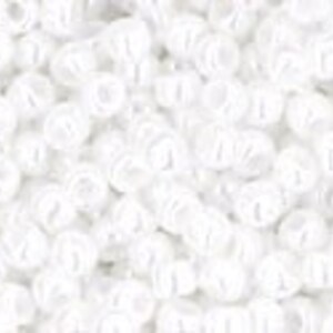 Margele Toho rotunde 11/0 - Opaque-Lustered White