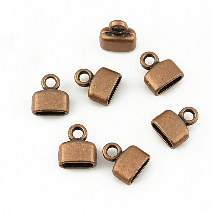 Capat de snur curpru 9x8x4mm (interior 6x2,5mm)