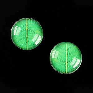 Cabochon sticla 16mm "Pattern" cod 892