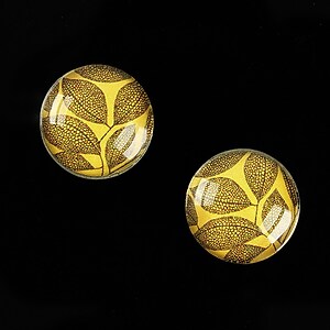 Cabochon sticla 16mm "Pattern" cod 898