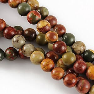 Picasso jasper sfere 6mm