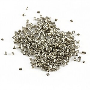 Crimp argintiu inchis 1,2mm (3g - aprox. 400 buc.)