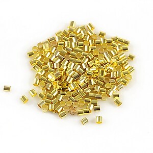 Crimp auriu 1,8mm (3g - aprox. 300 buc.)