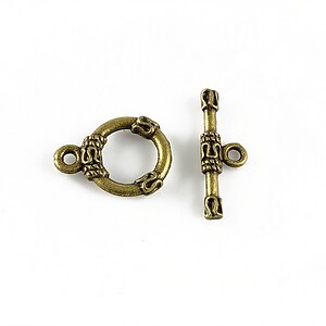 Inchizatoare toggle, bronz 17x13mm