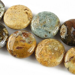 Jasper fosil banuti 18mm