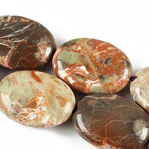 Jasper mozaic oval 25x18mm