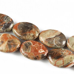 Jasper mozaic oval 18x13mm