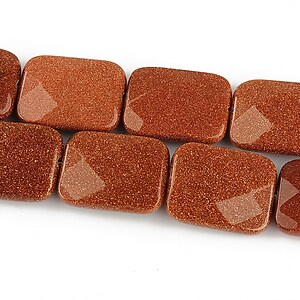 Goldstone pernute fatetate 16x12mm