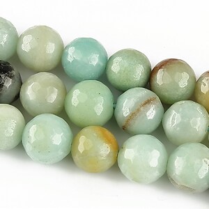 Amazonite sfere fatetate 10mm