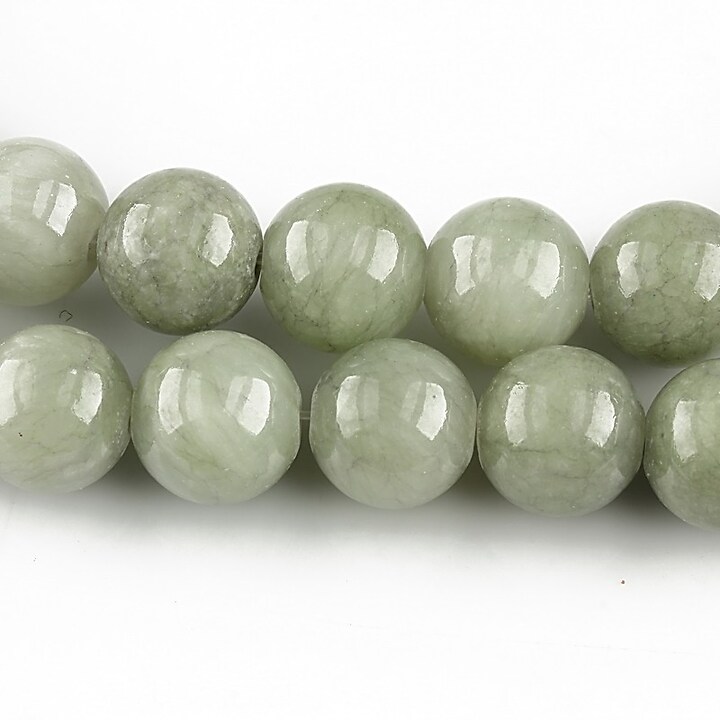 Persian jade  sfere 10mm - verde gri