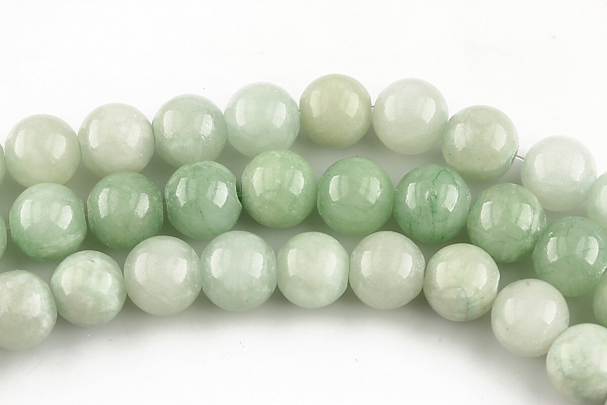 Persian jade sfere 8mm - verde pal