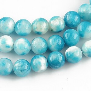 Persian jade sfere 8mm - bleu