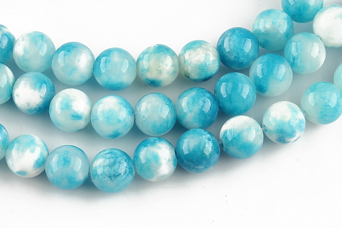 Persian jade sfere 8mm - bleu