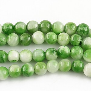 Persian jade sfere 6mm - verde