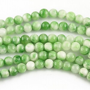 Persian jade sfere 4mm - verde (10 buc.)