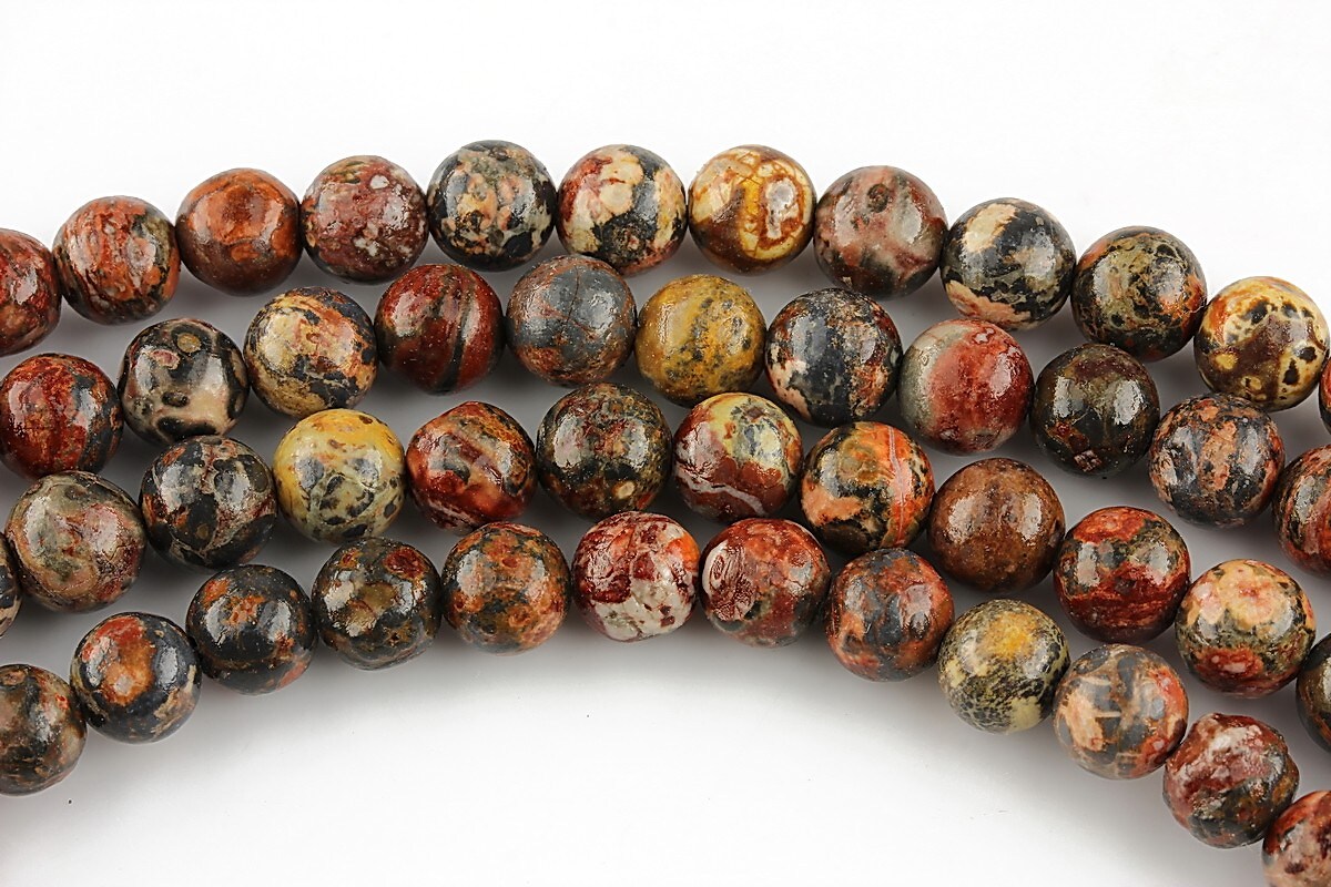 Leopardskin jasper sfere 6mm