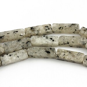 Sesame jasper tub 13-14x4-5mm