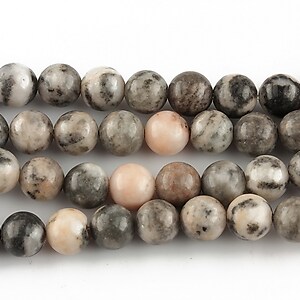 Zebra jasper roz sfere 6mm