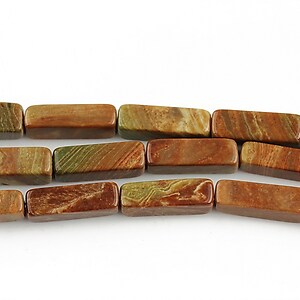 Piccaso jasper tub 13-14x4-5mm