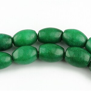 Jad butoias 12x8mm - verde