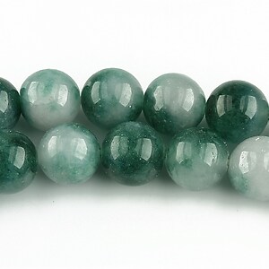 Flower jade verde sfere 10mm