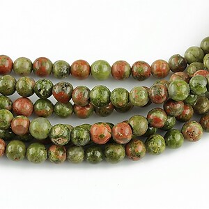 Unakite sfere 4mm (10 buc.)