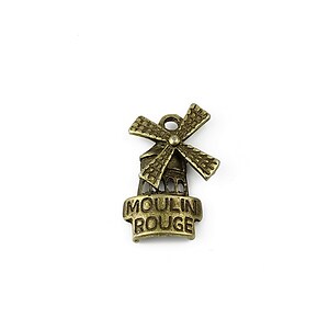 Charm bronz Moulin Rouge 21x13mm