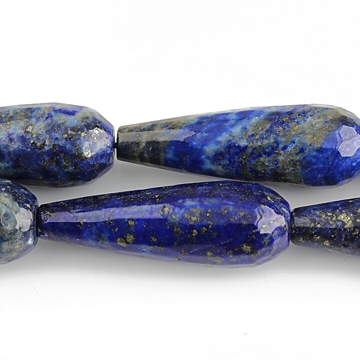 Lapis lazuli lacrima fatetata 30x10mm