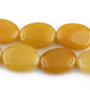 Honey jade oval 18x13mm