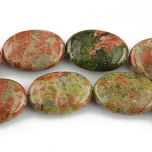 Unakite oval 18x13mm