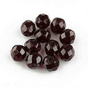 Margele fire polish 8mm  - Garnet