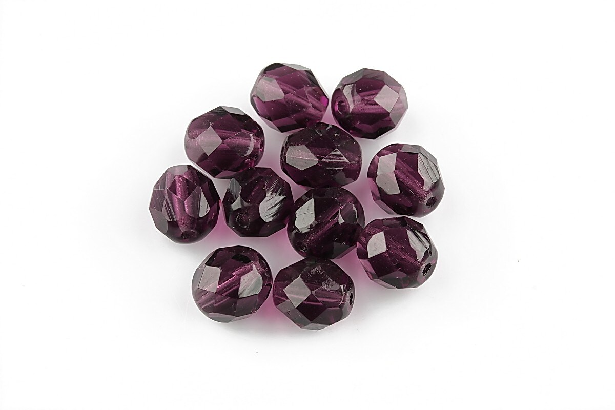 Margele fire polish 8mm  - Amethyst